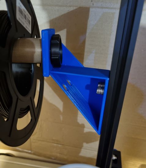 More Compact Ender 3 v2 Rear Spool Mount
