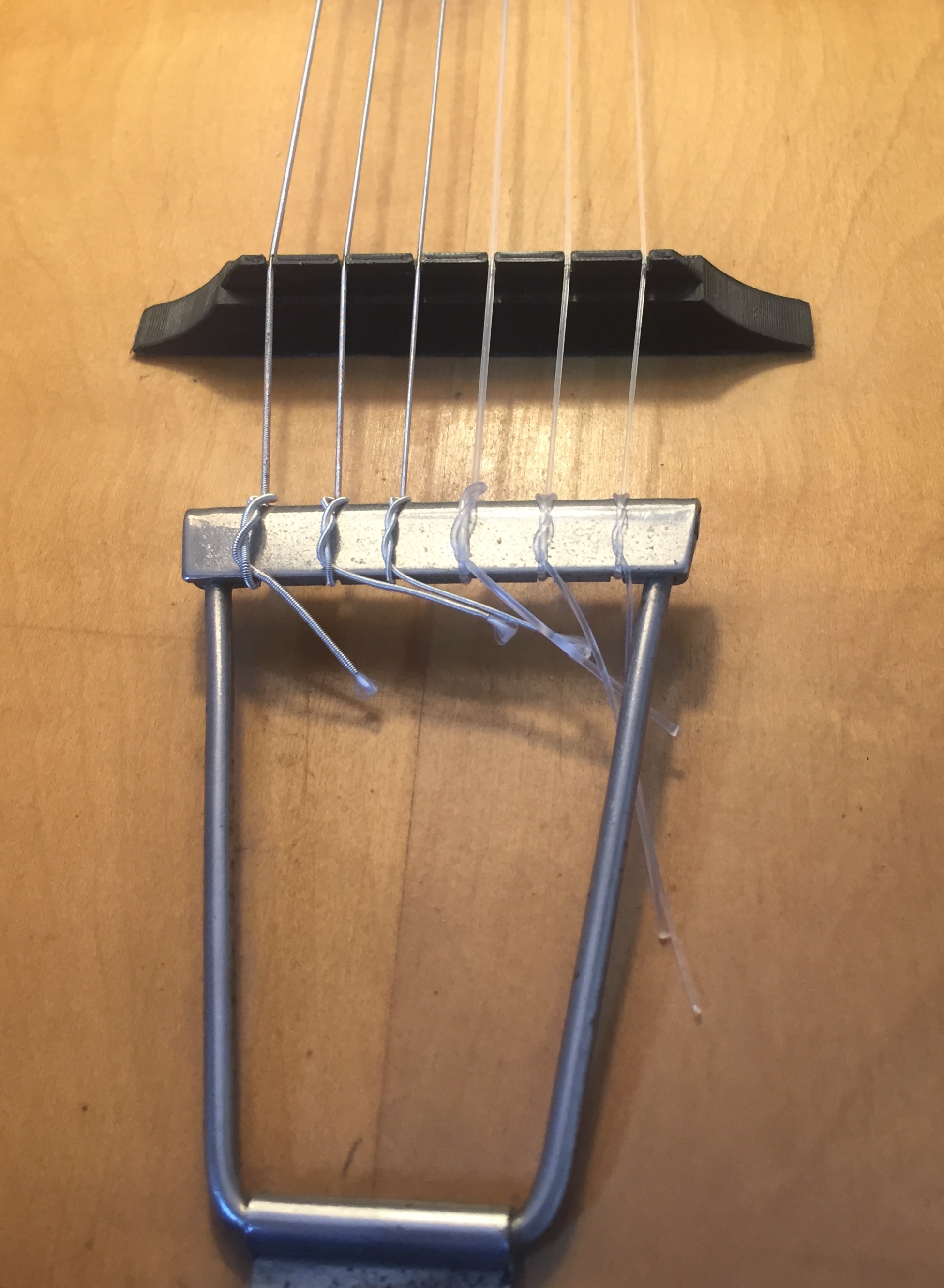 Acoustic guitar bridge