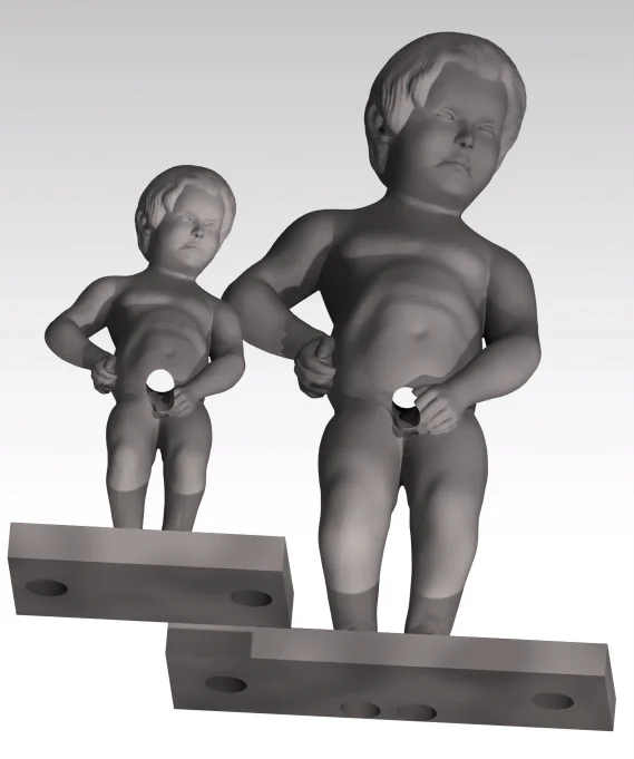 Manneken Pis filament guide