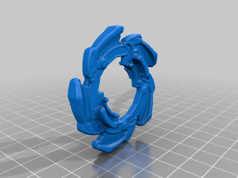 Plastic Gen Beyblade/Bakuten Shoot Beyblade 3D Printed Collection - Updated 08022025: A081 Dranzer V2 Fixed