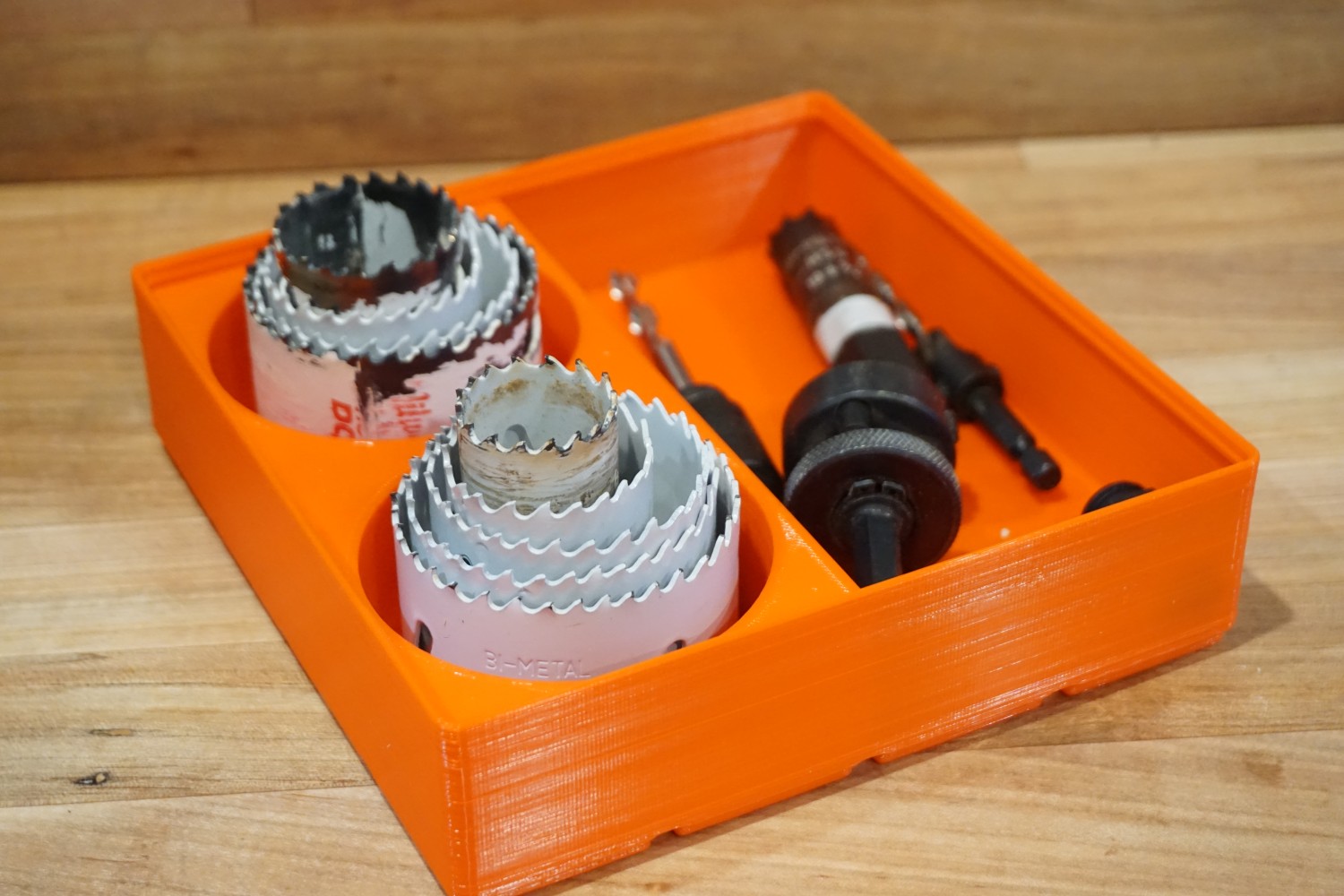 Hole Saw Kit | Gridfinity