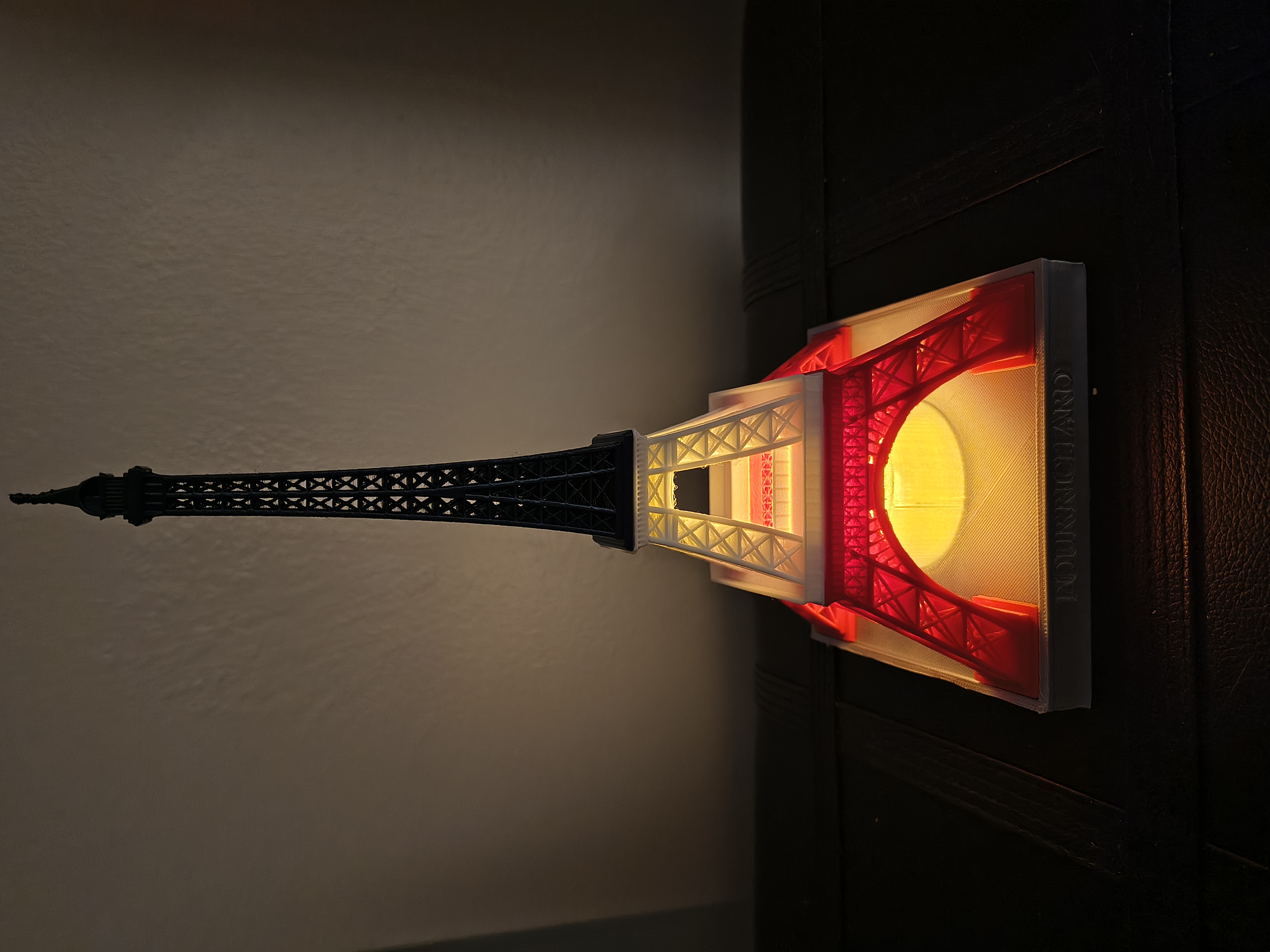 Eiffel Tower Tealight Base w/shade