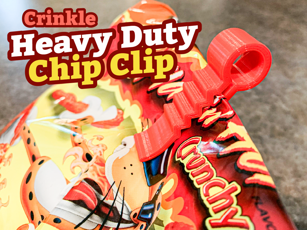 Crinkle - Reusable Chip Clip and Clothespin – Heavy Duty