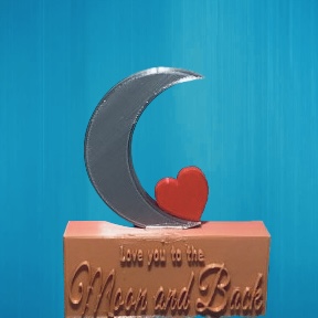 Moon and Back Decoration for Boyfriend/Girlfriend
