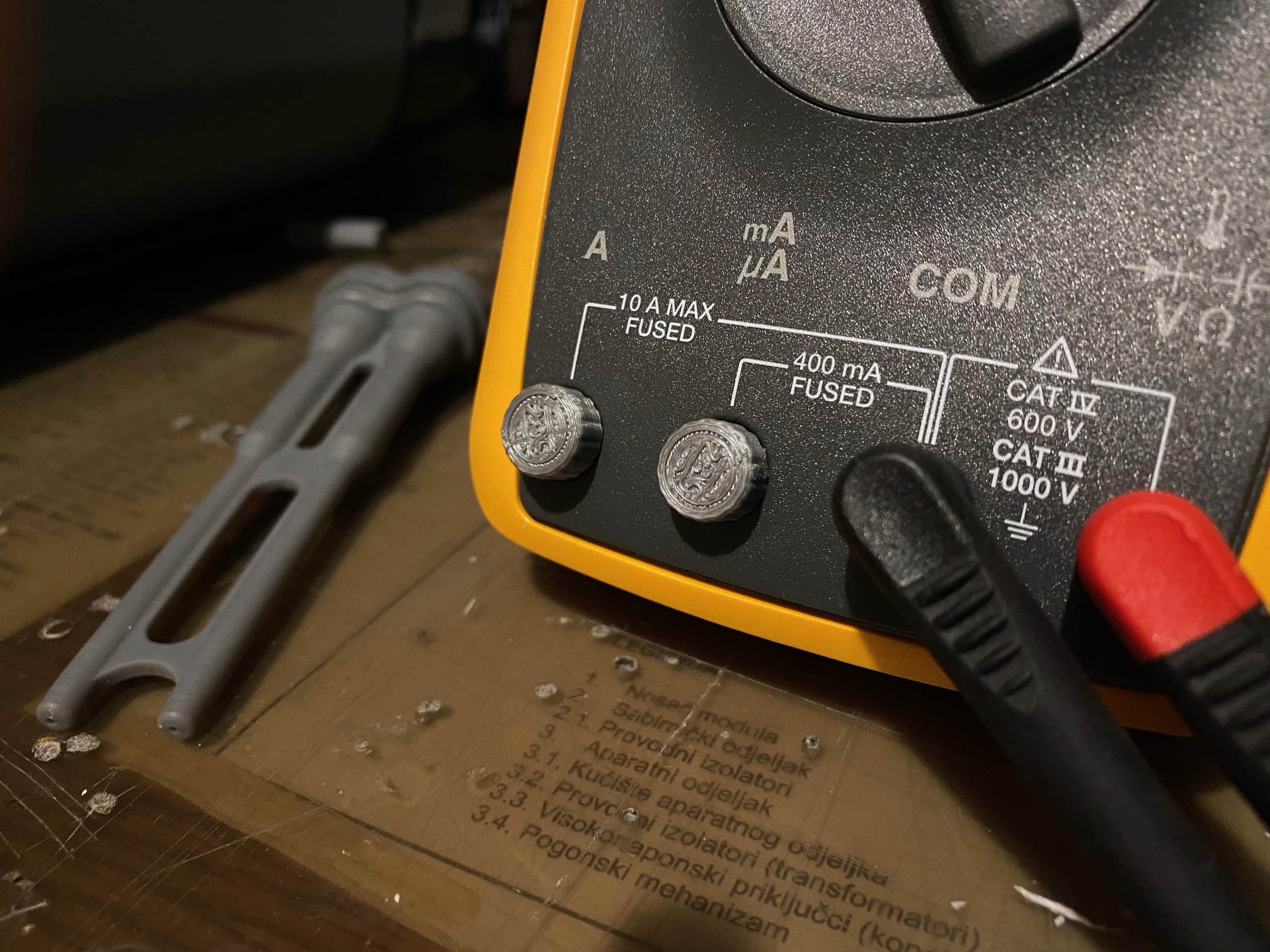 Fluke 189 II / 287 / 289 Jack Plug