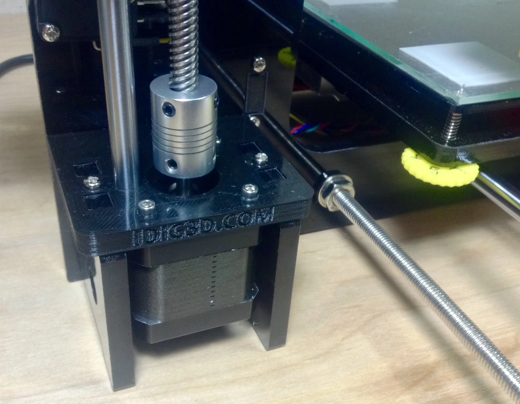 i3 z motor and y motor mount replaces acrylic