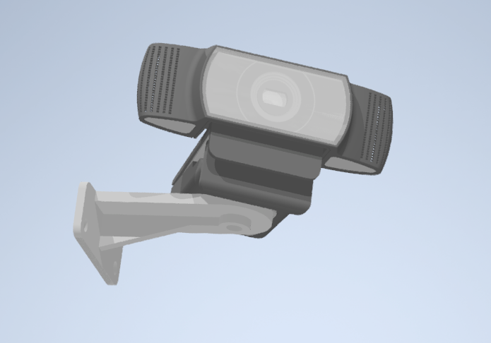 Webcam wall mount (logitech C922 Pro)