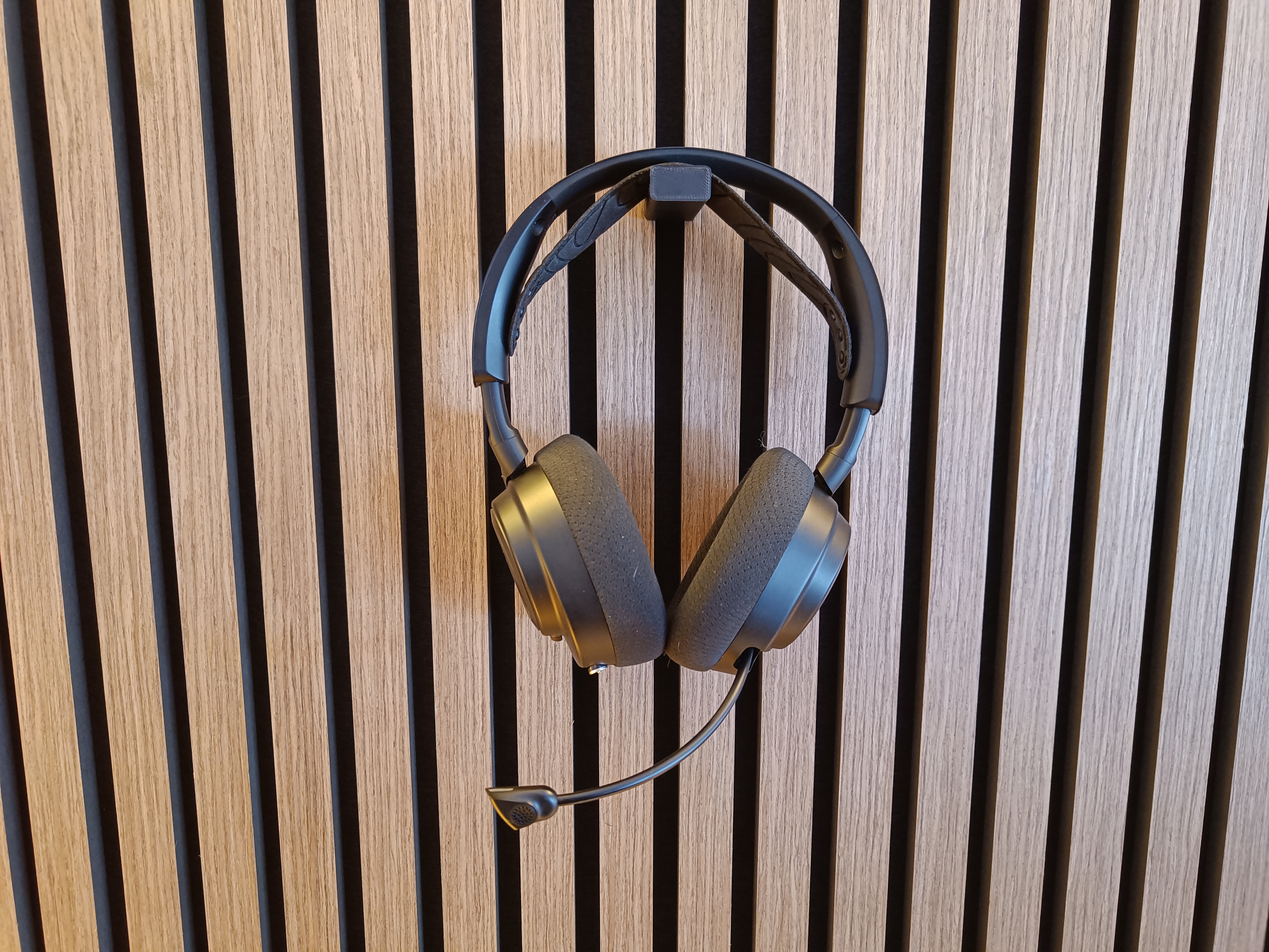 Wall panel Headphone Mount