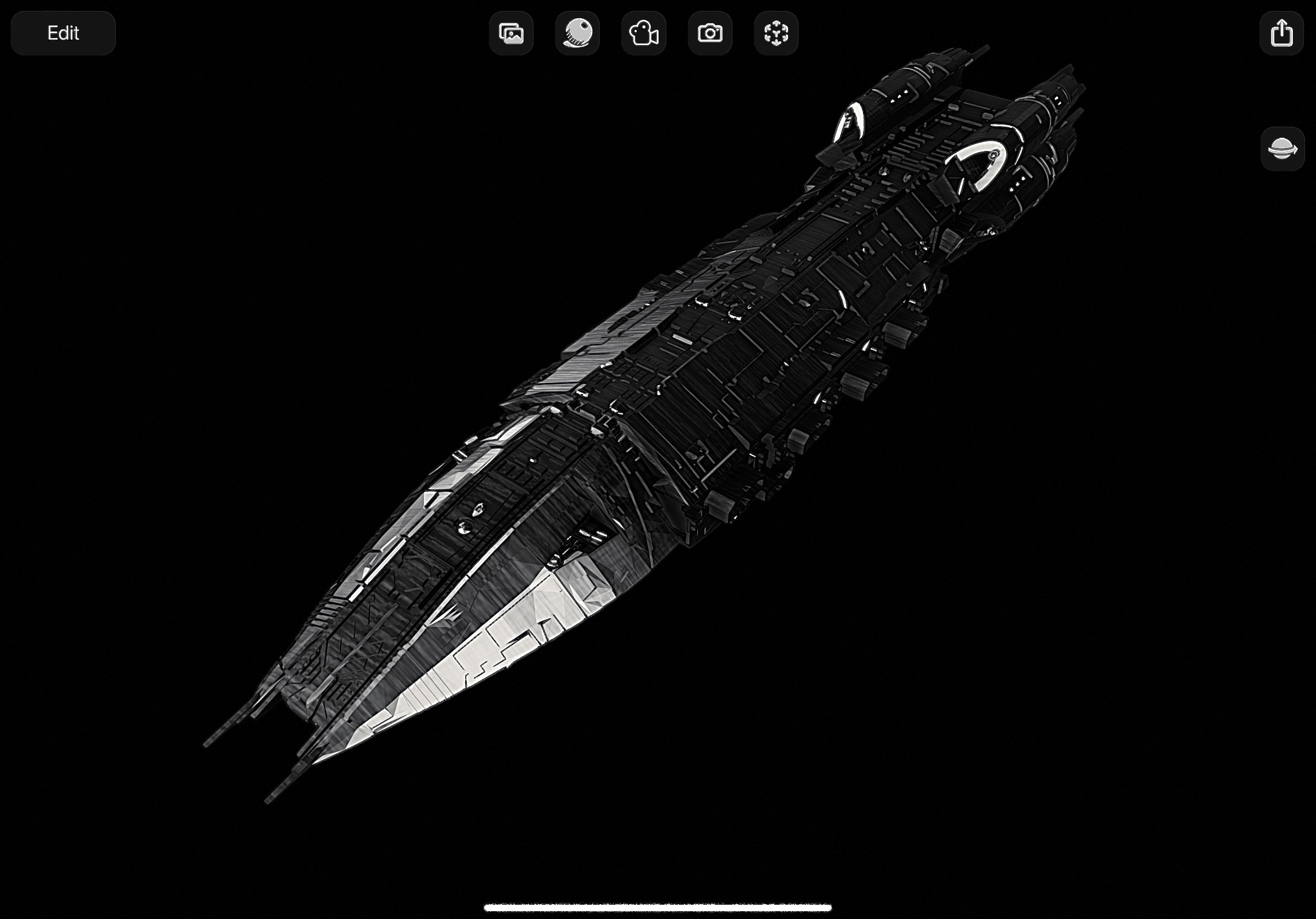 Battlestar Galactica Fleet Recovery Ship