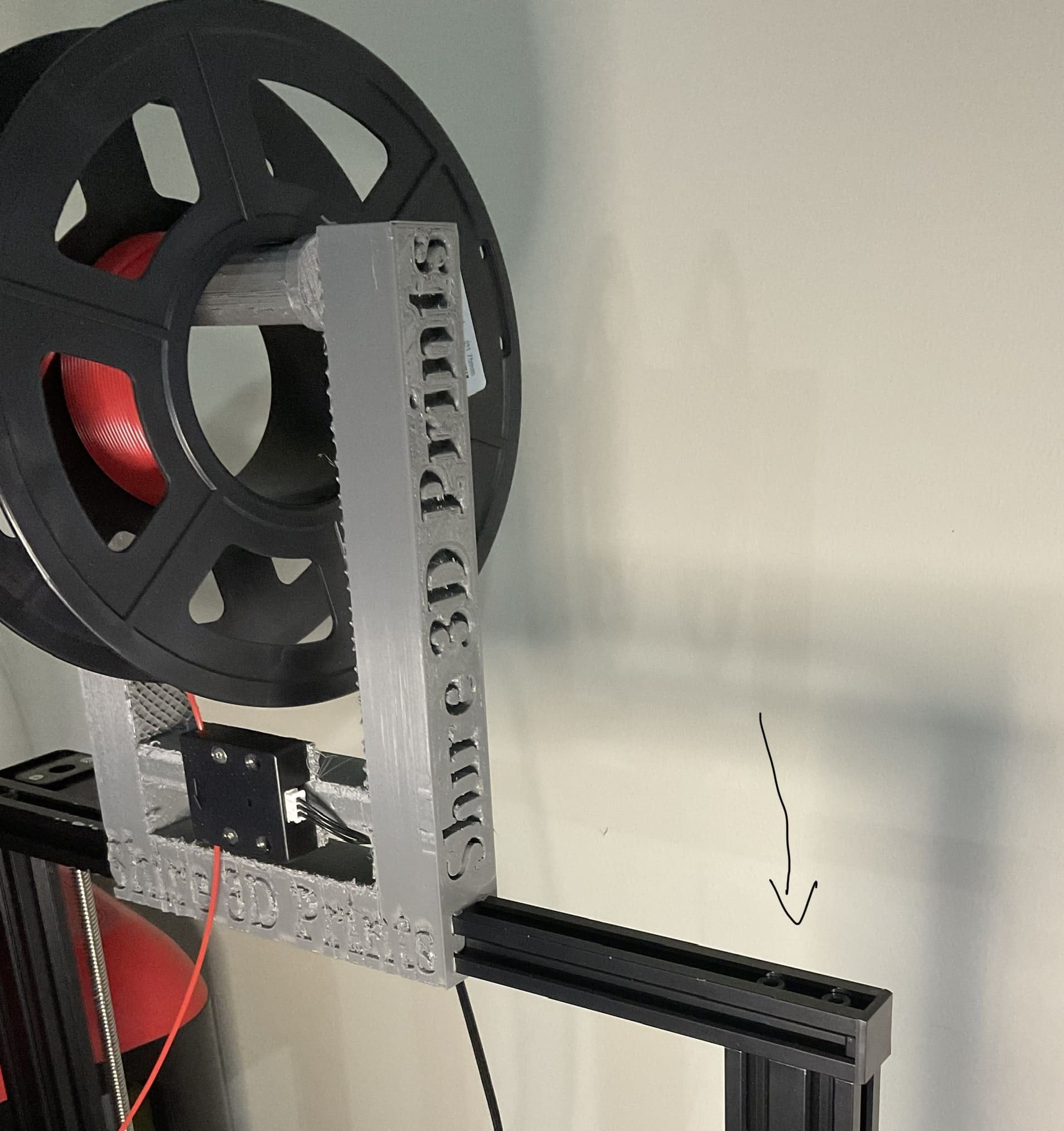 Creality Vertical Spool and Sensor