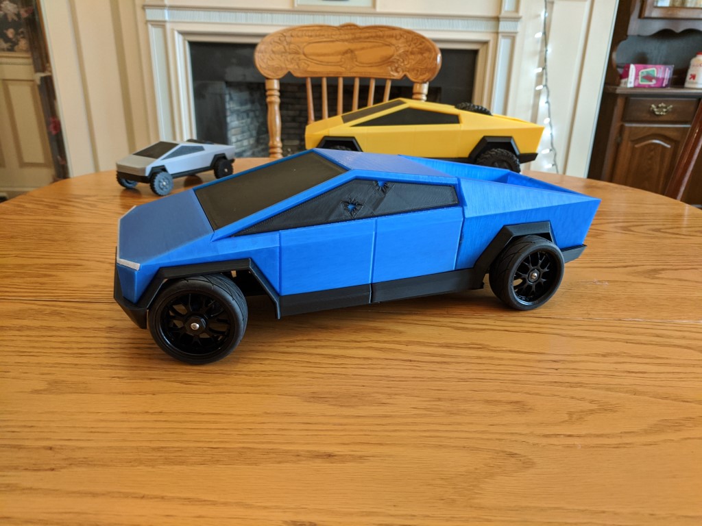 Tesla CyberTruck Body for OpenRC F1 RC Race Car