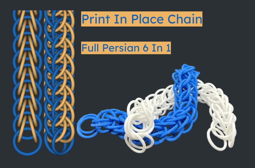 Print In Place Chain (Full Persian 6 In 1)