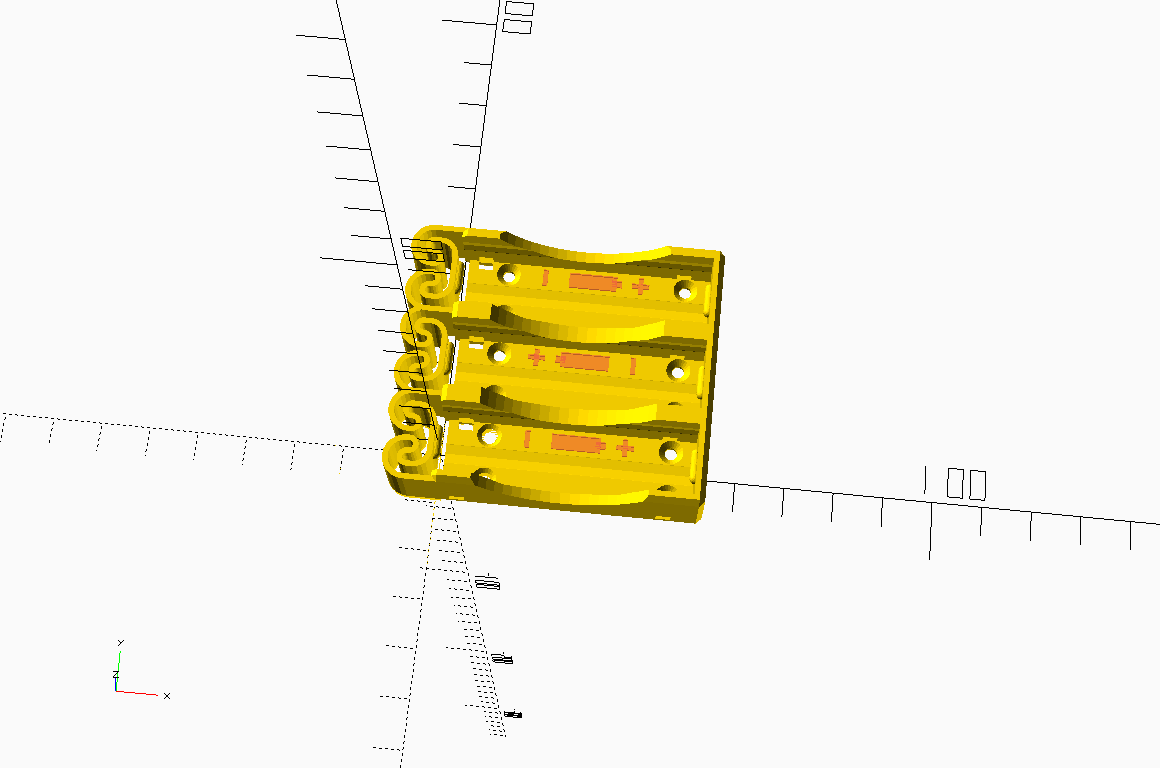 Flexing Battery Holders - Customizable