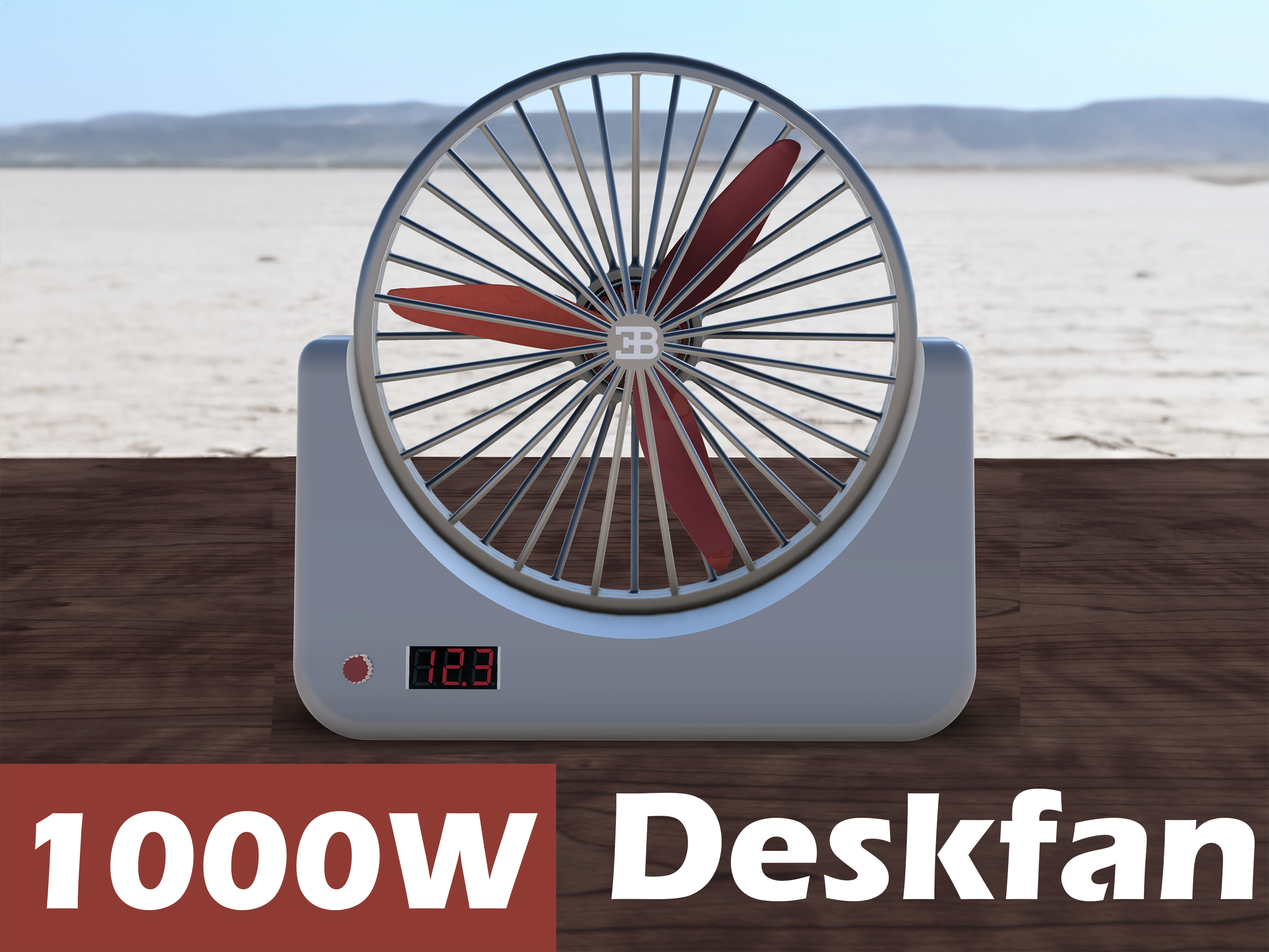 1000W Desk Fan