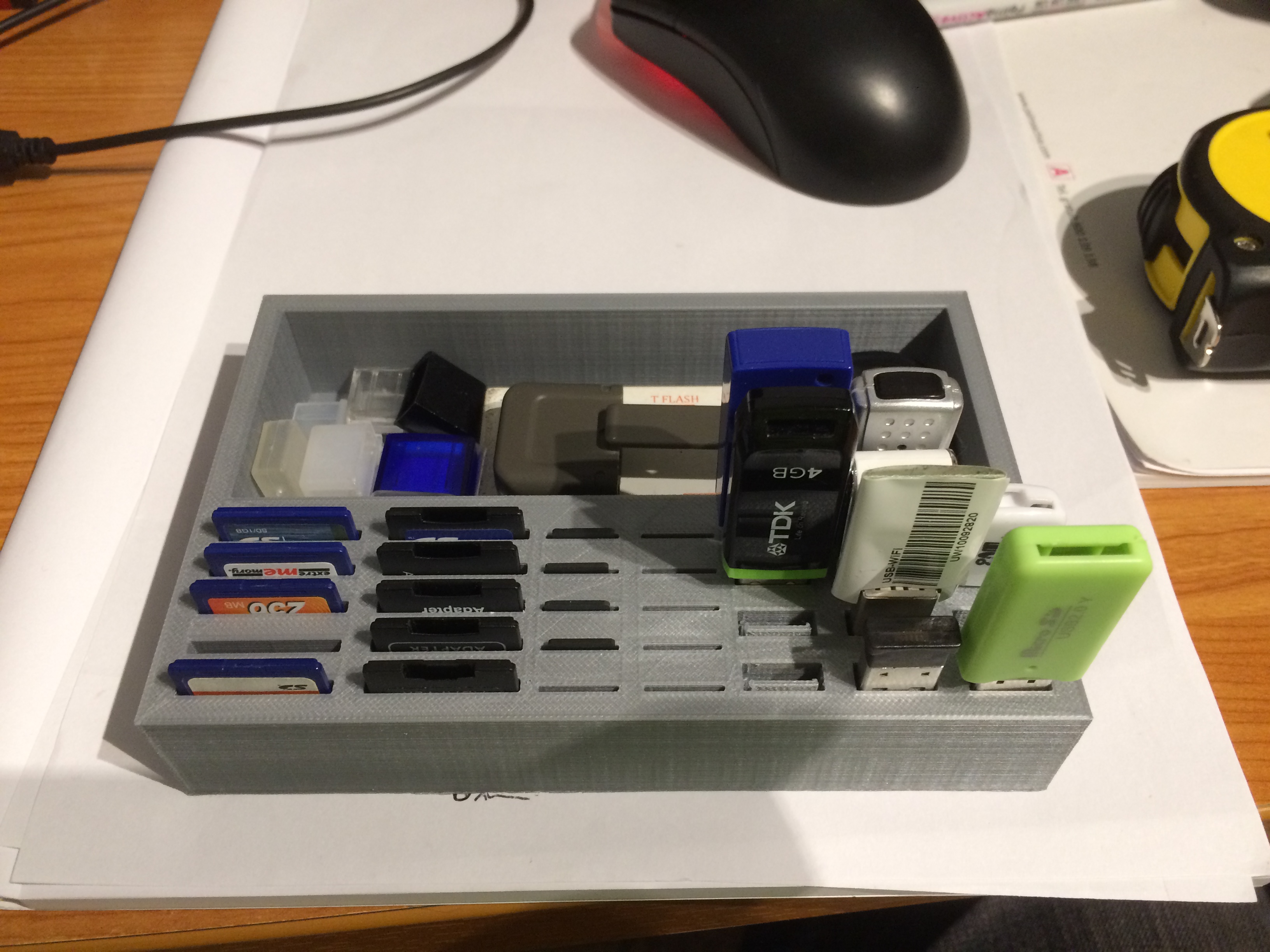 USB + SD + uSD Storage Box