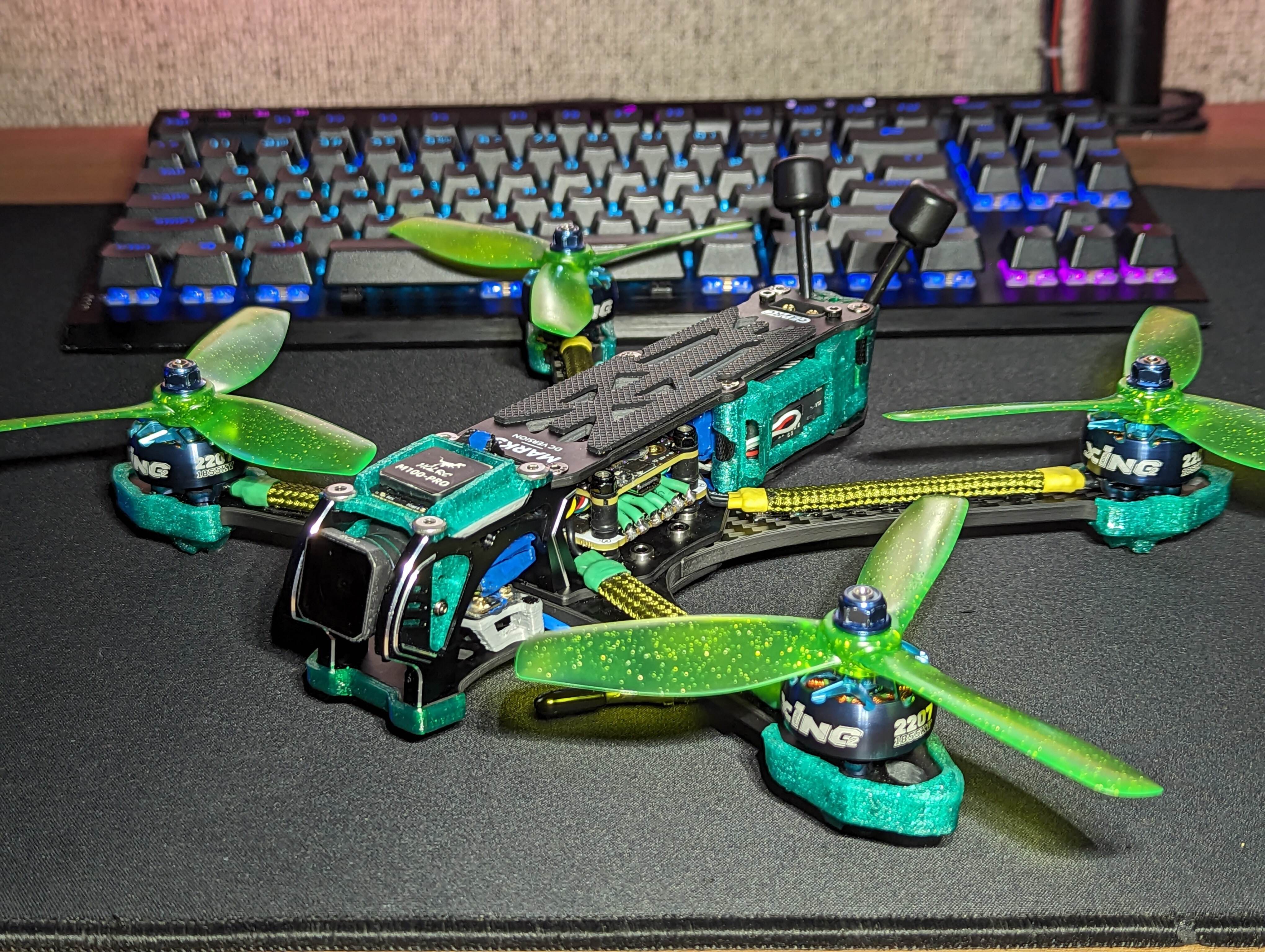 GEPRC Mark5 Camera, GPS, VTX & Antenna Custom Mounts