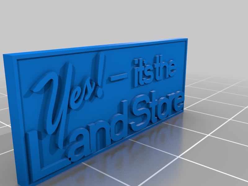 Lumber Tycoon 2 Land store sign