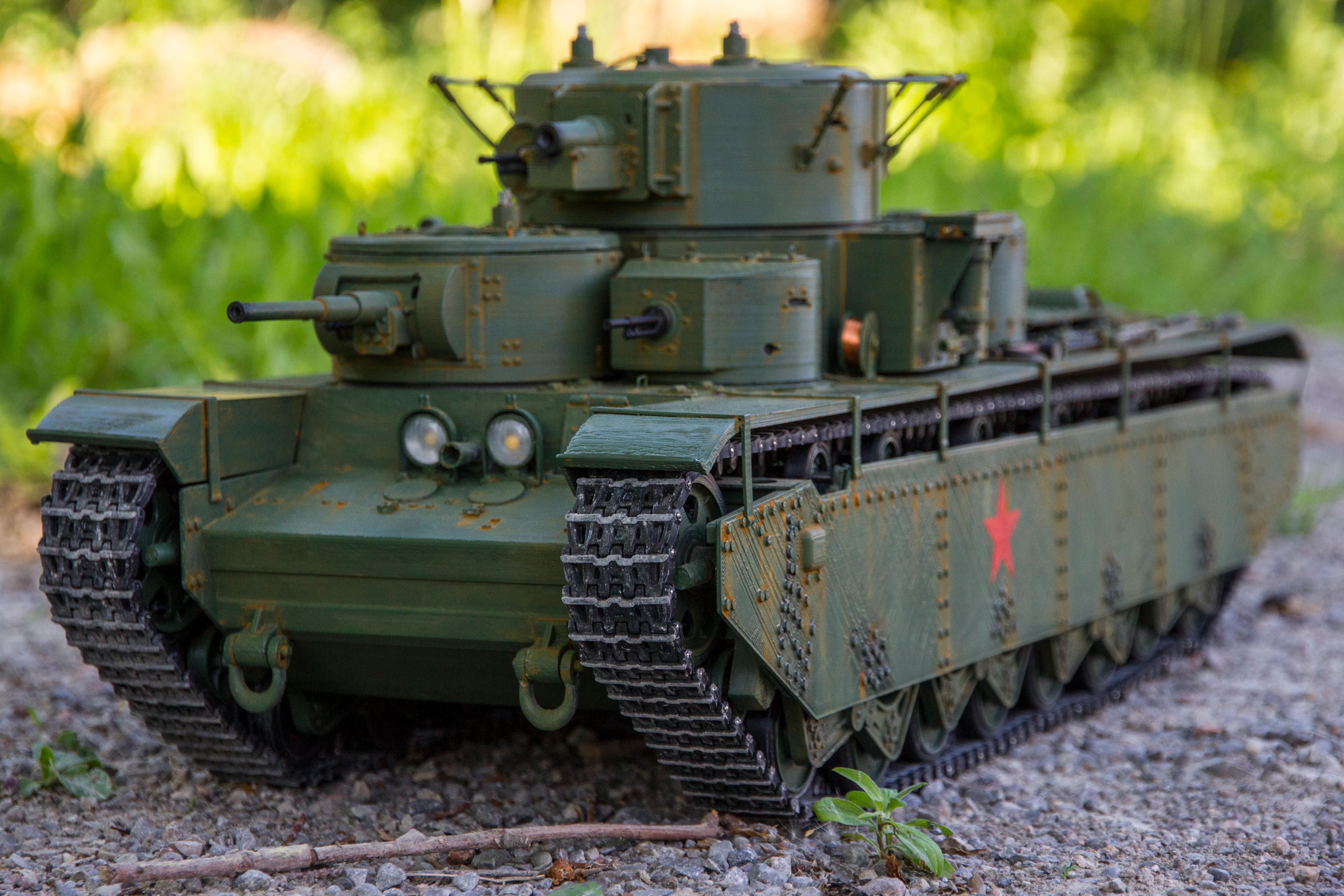 RC 1/16 Russian T-35 Heavy Tank