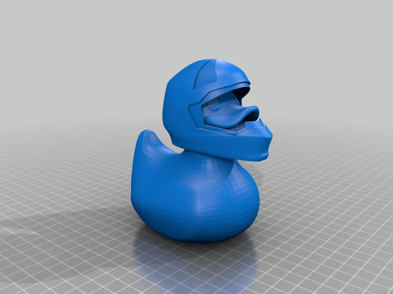 Rubber Biker Duck