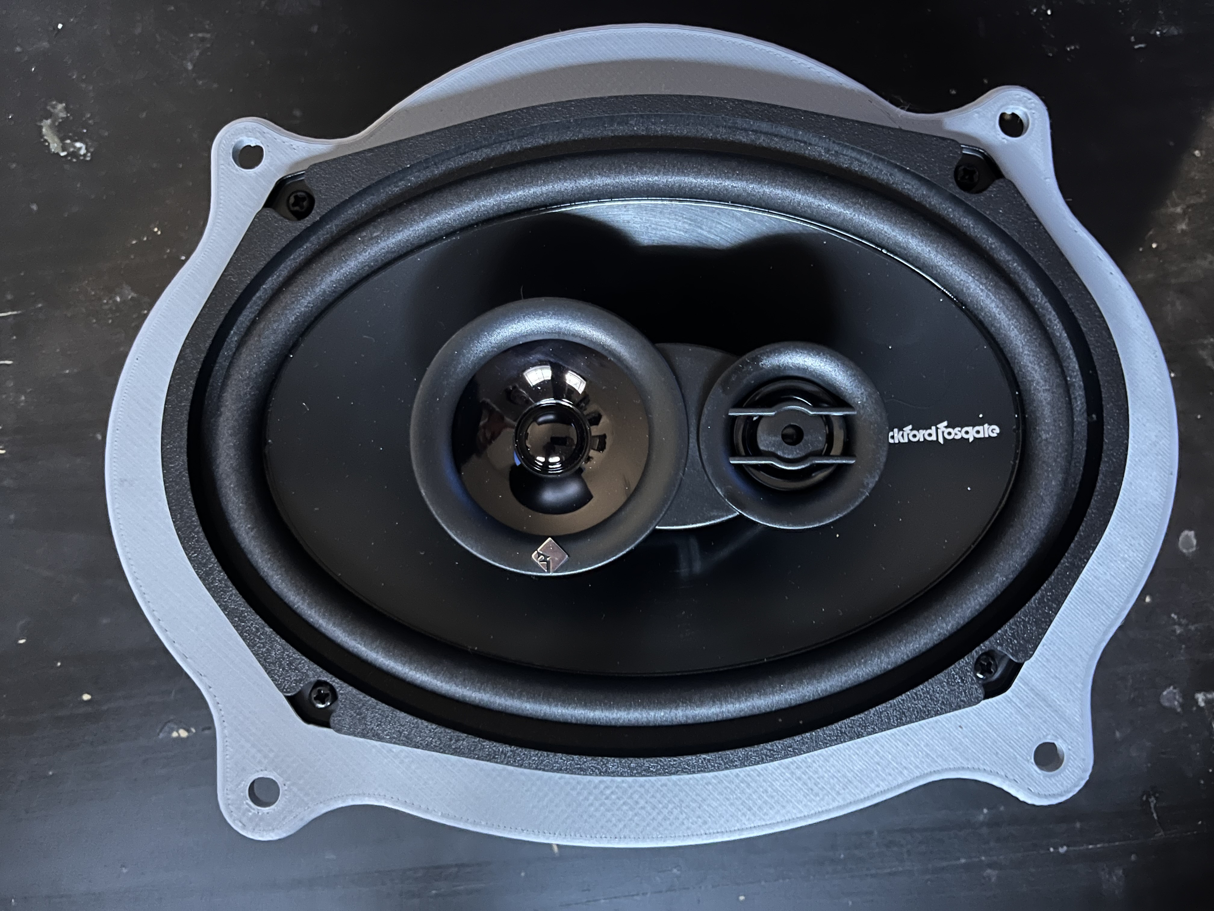 2nd gen Toyota Tacoma 6''x9'' front speaker adapters