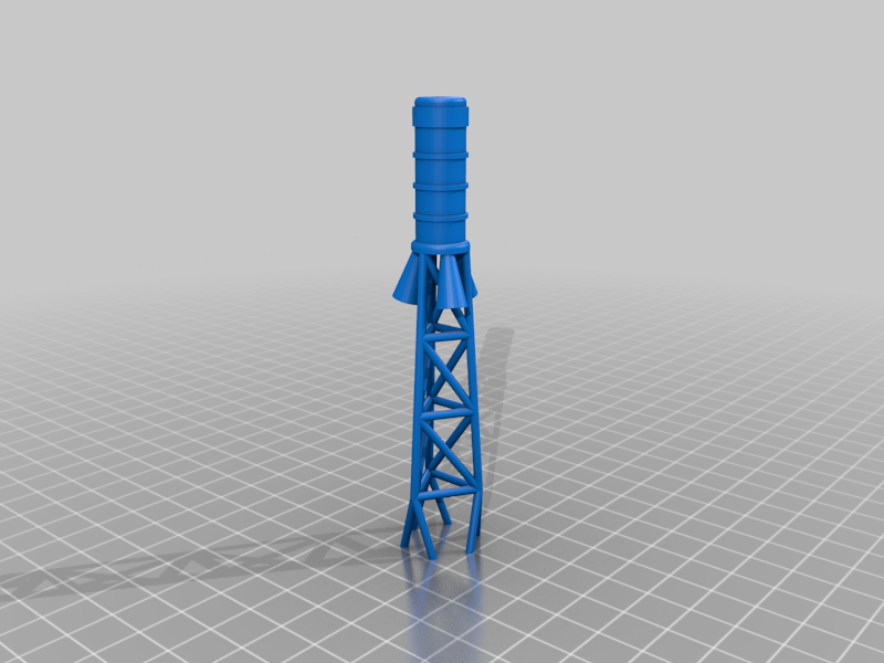 1980's ESTES Mercury Redstone Tower - Single Print
