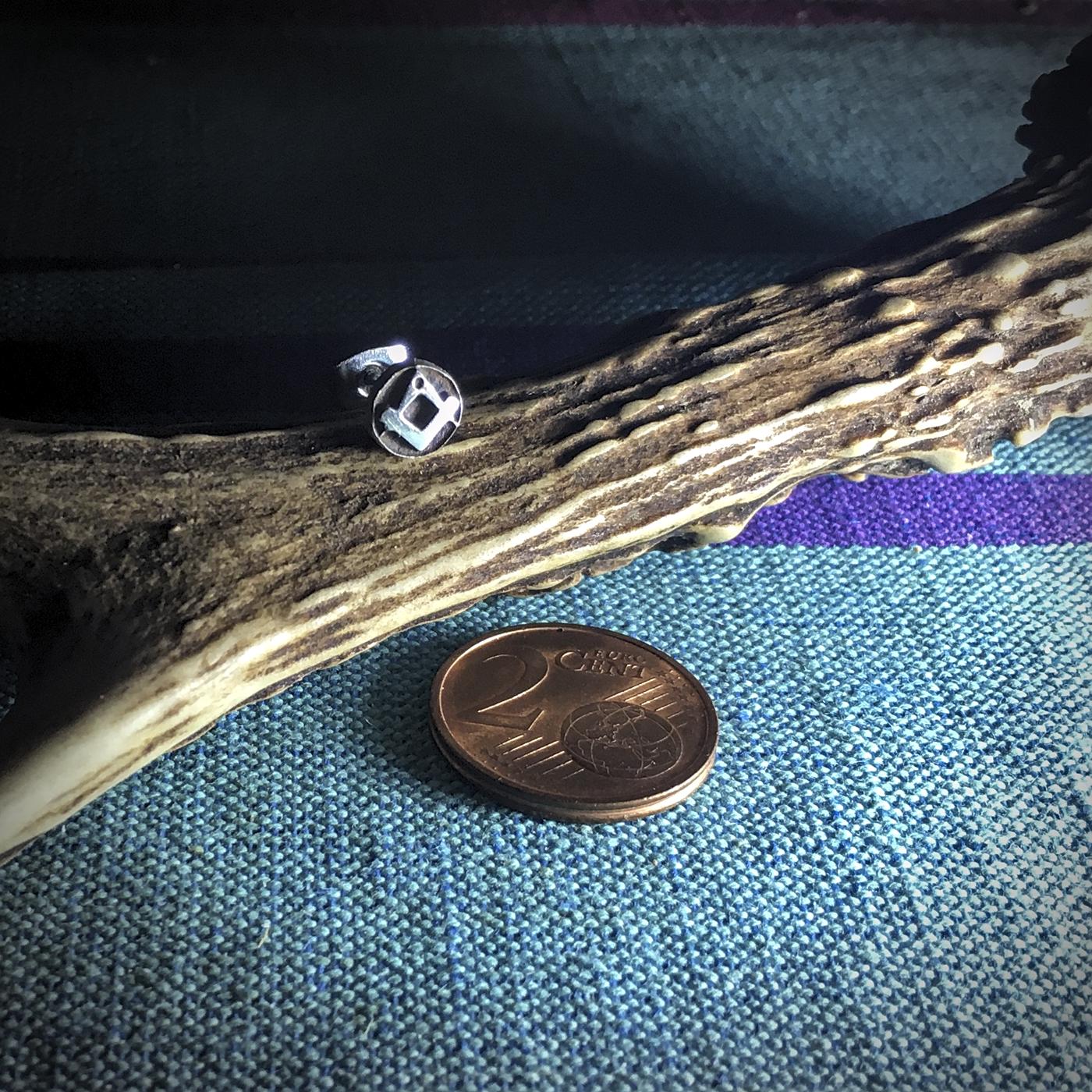 Masonic Stud Earring