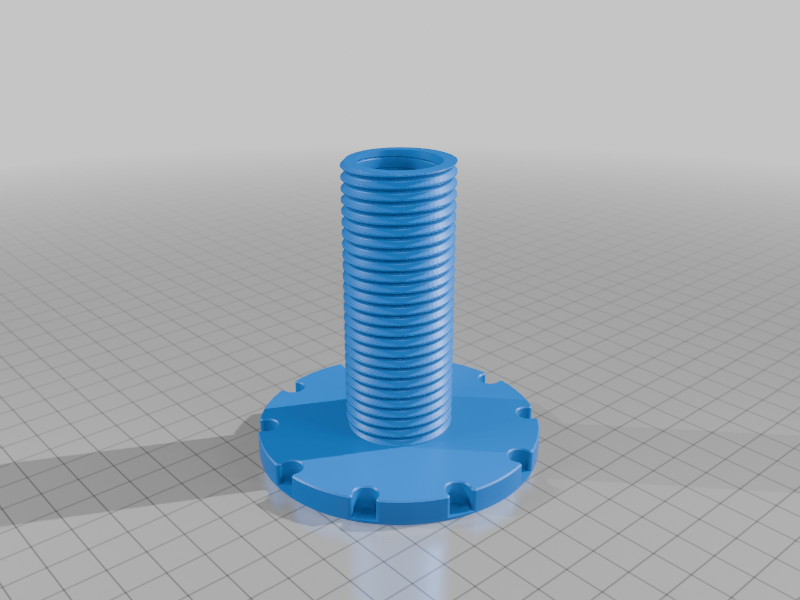 PolyDryer magnetic rewind spool with drop spindles