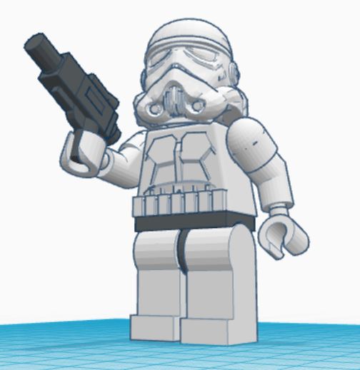 LEGO Stormtrooper (fully poseable, oversized)