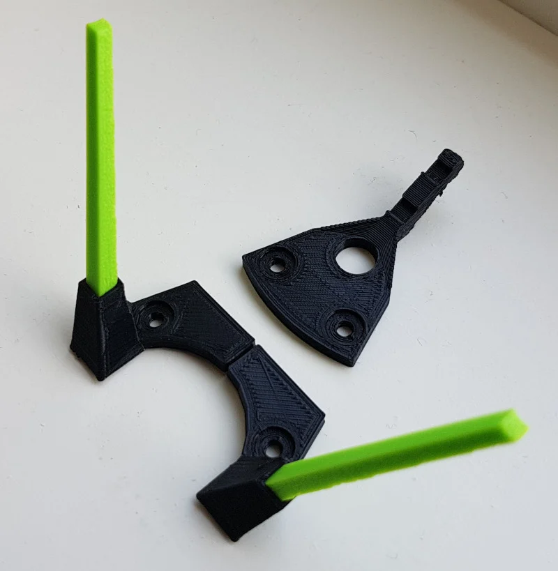 Antenna supports for HSKRC TWE210 / URUAV STAD 210mm carbon frame for 5 inch drone