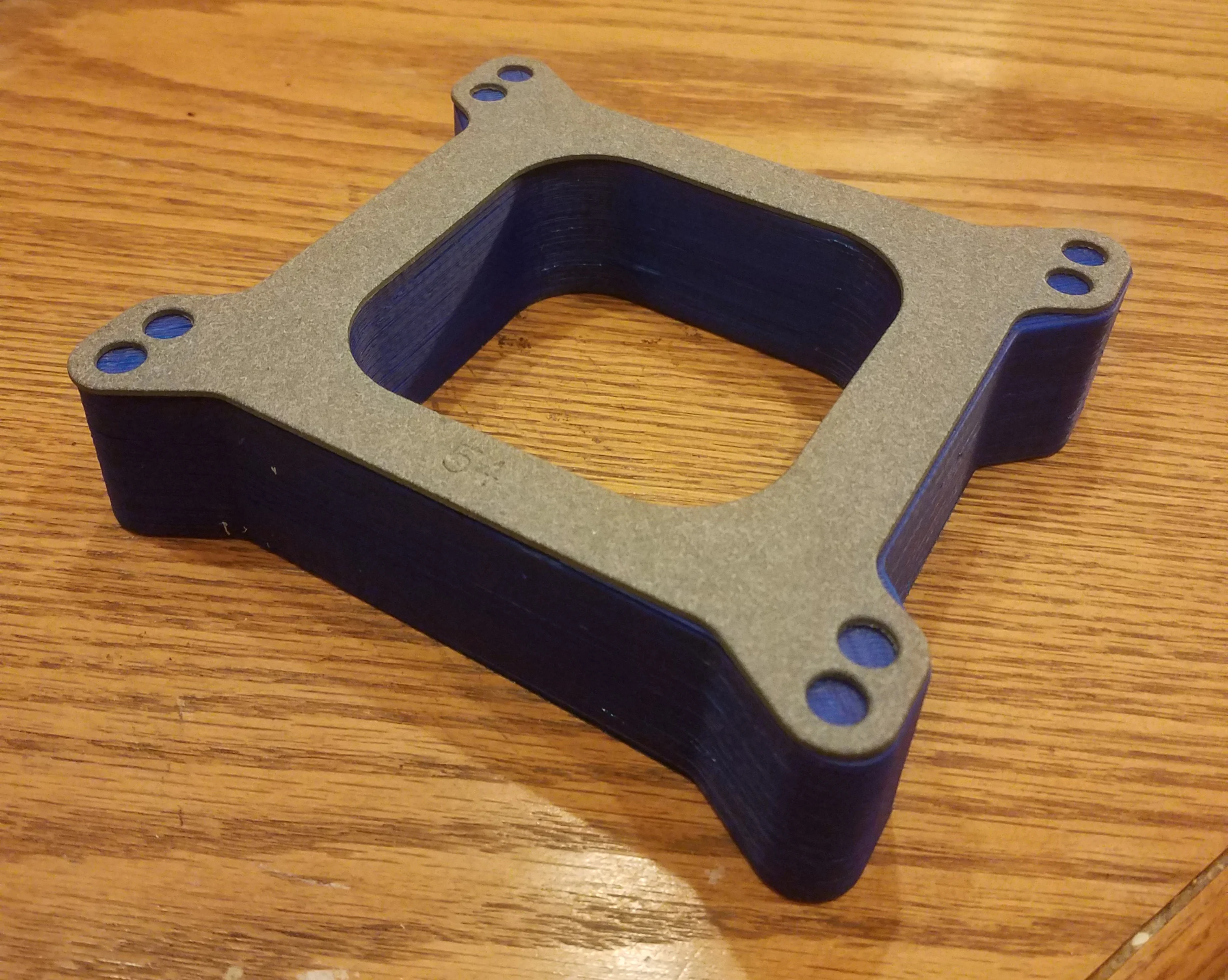 Holley 4150 style Carburetor spacer for casting