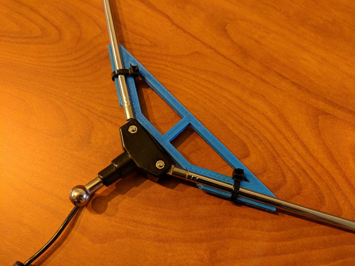 V-Dipole Antenna Bracket (RTLSDR v3 Kit)