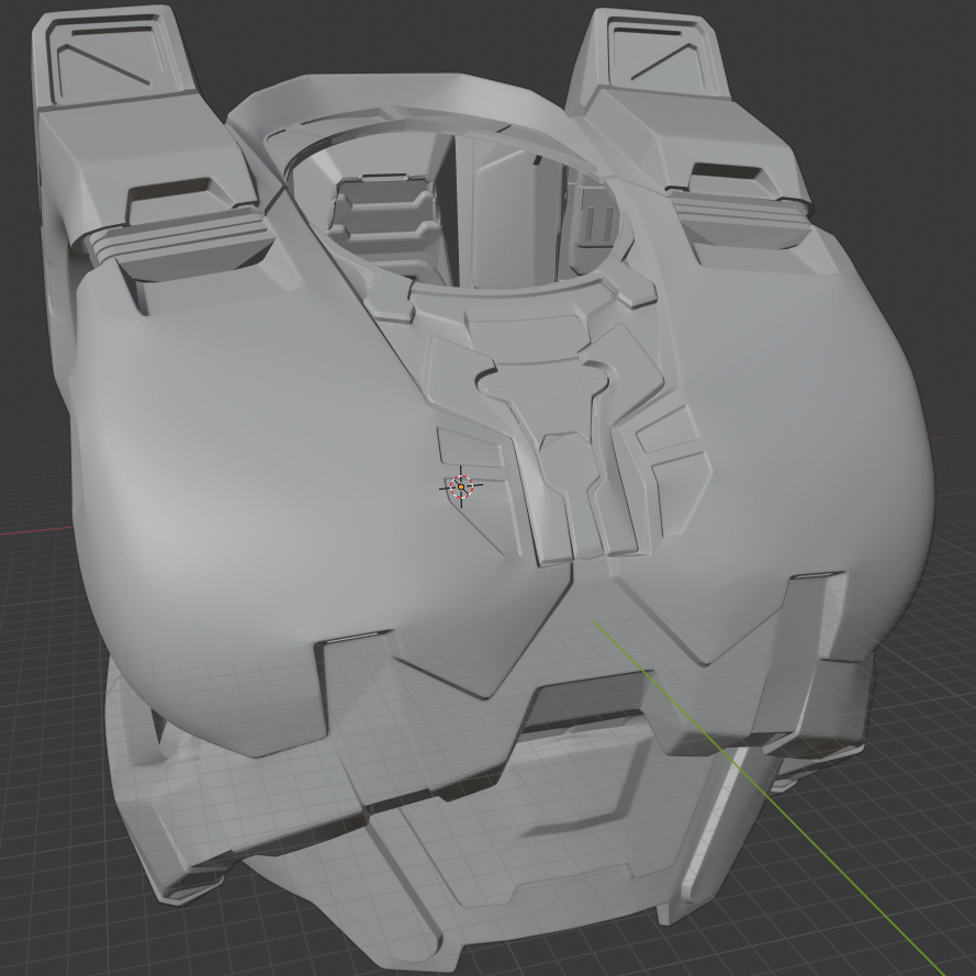 Halo 3 Mark VI Mjolnir Armor Detailed Torso