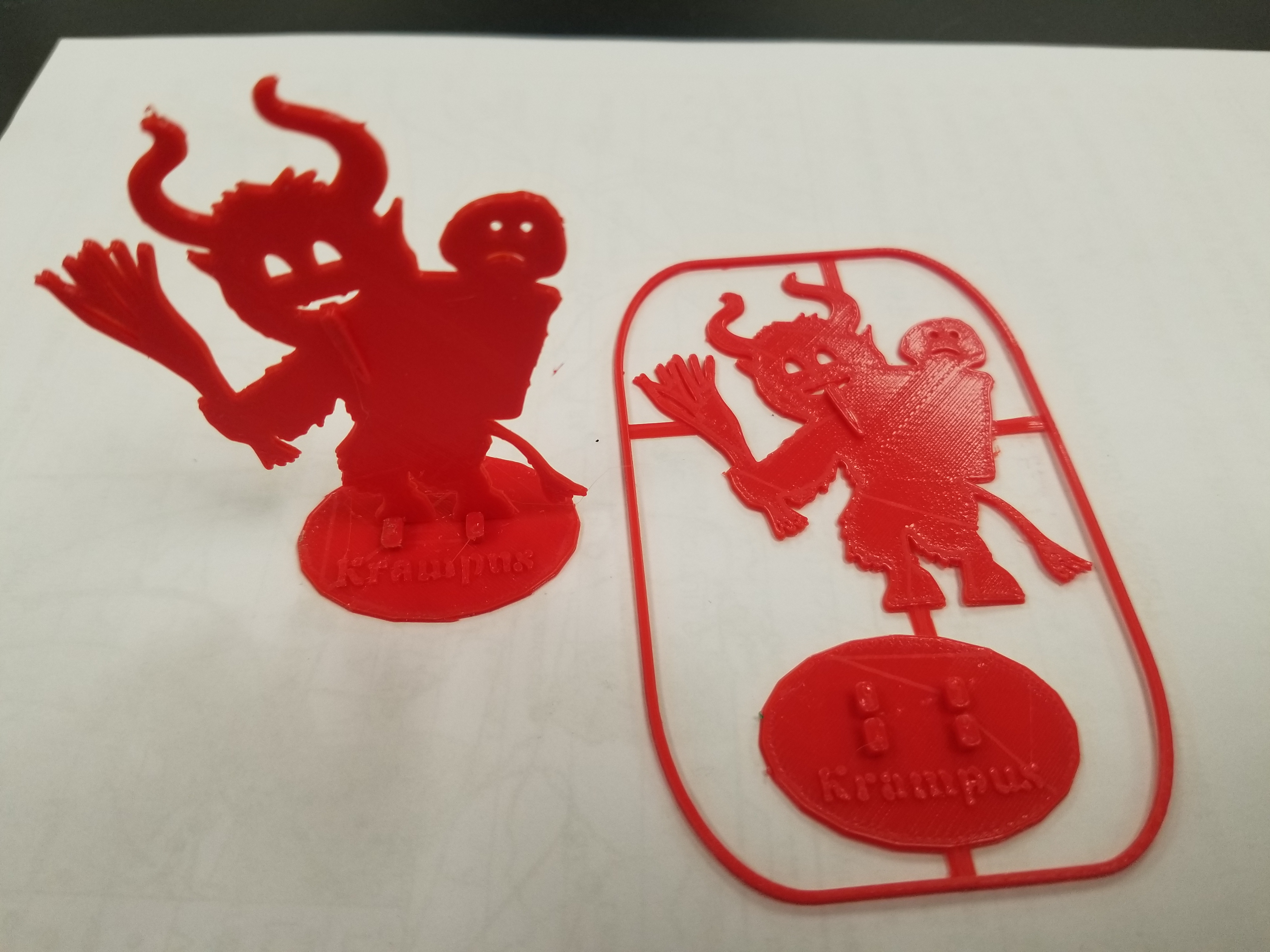 Flat Krampus Card