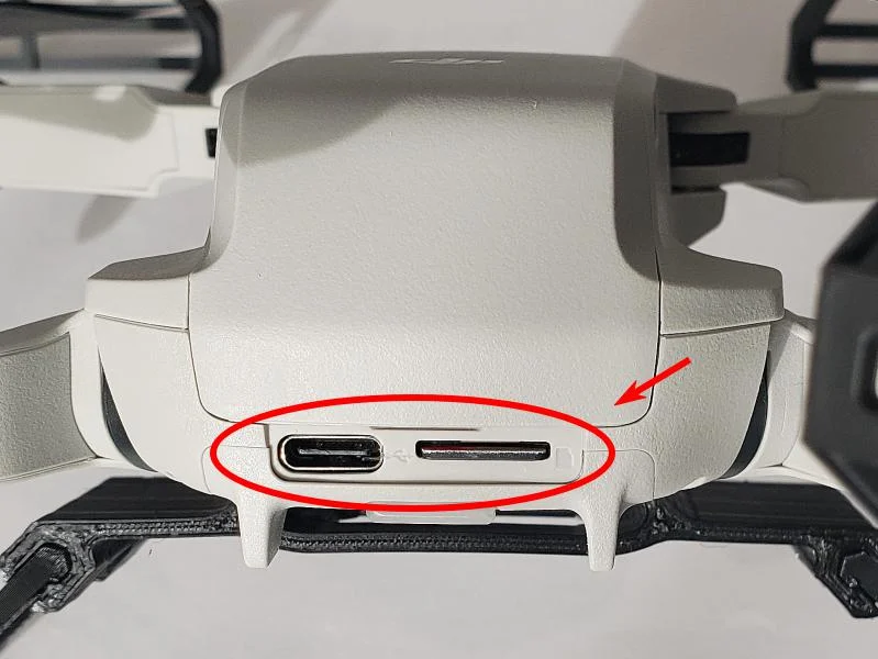 DJI Mini 2 USB dust cover