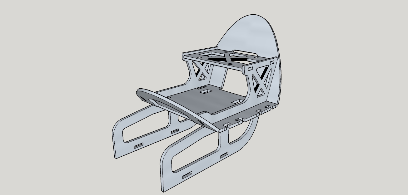 Bixler V1.1 Pixhawk / PX4 mount