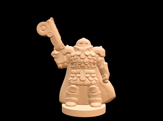 Gunner Knight (18mm scale)