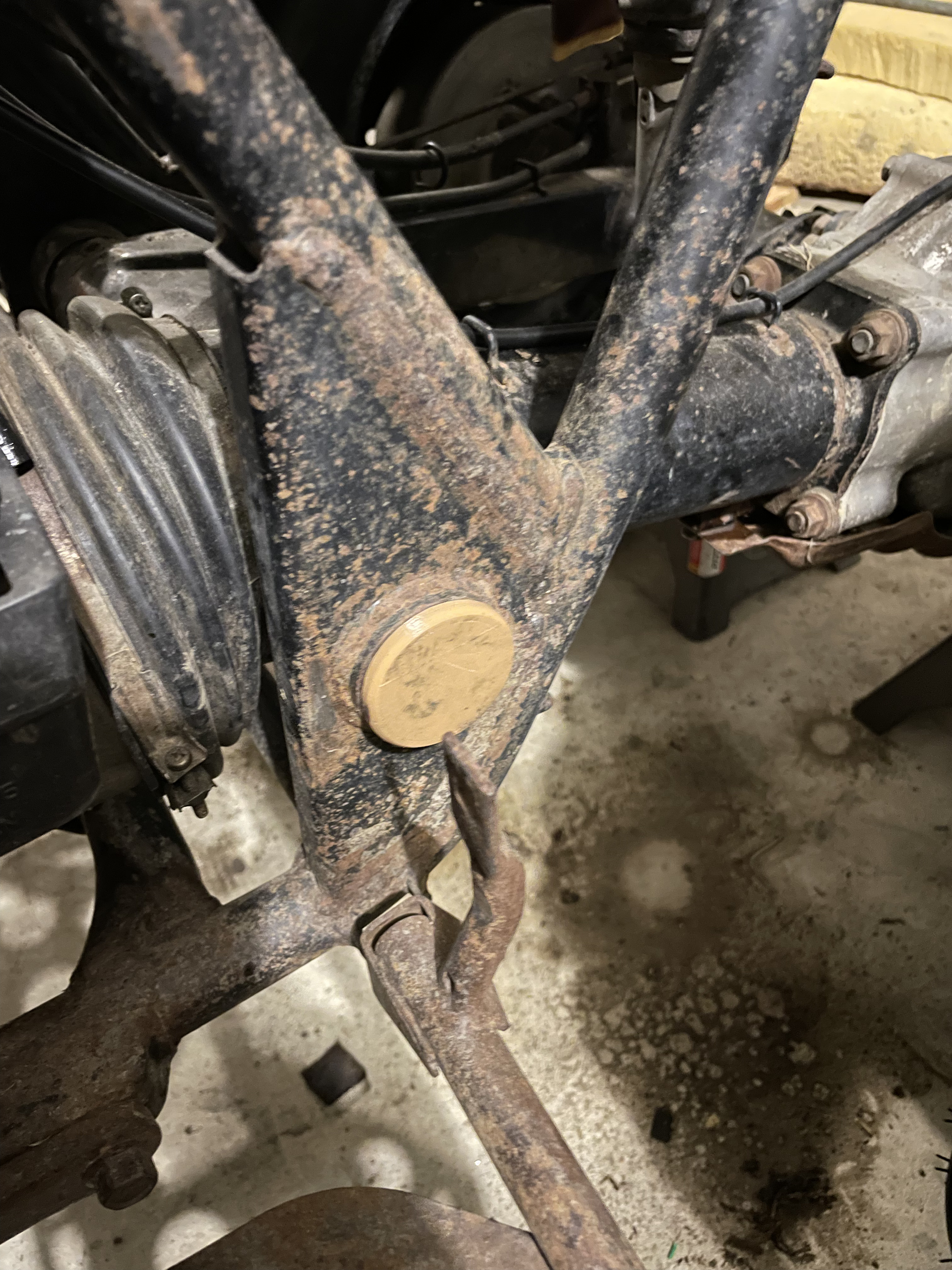 ATV swing arm cap
