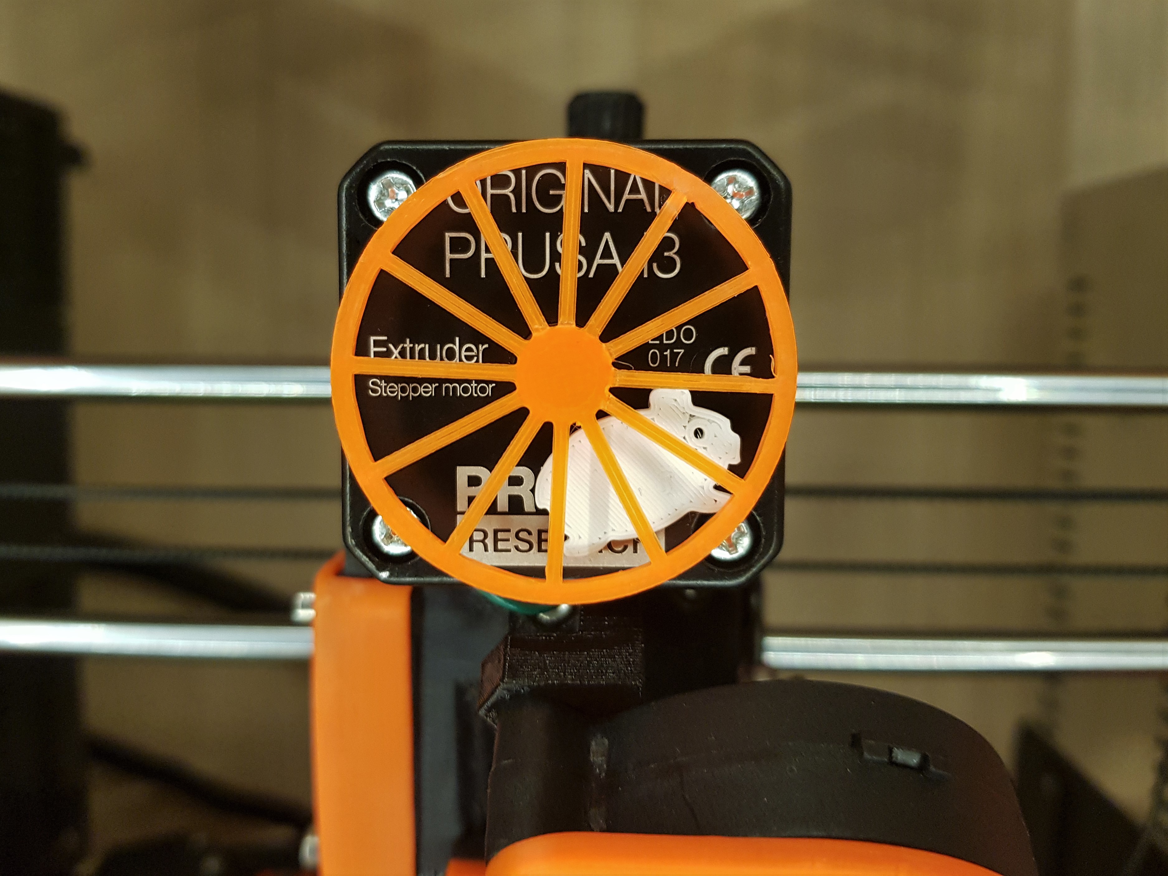 8mm center Hamster-Powered Extruder Visualizer