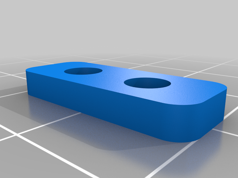 Customisable Elegoo Mars shim