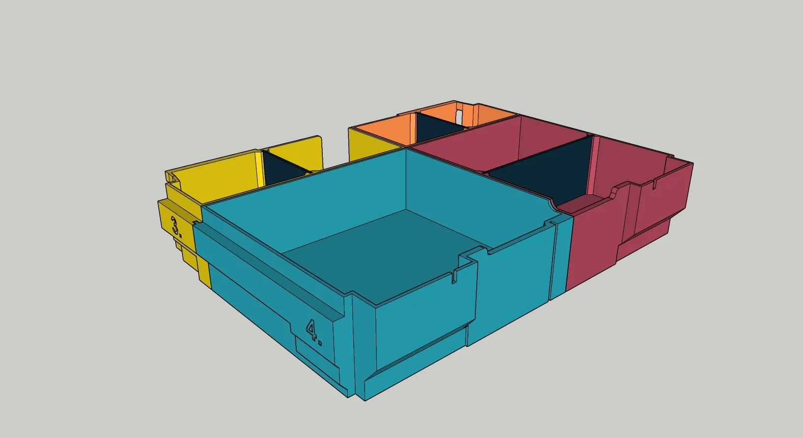Box organiser for Systainer Gen3 - Suitcase M 112