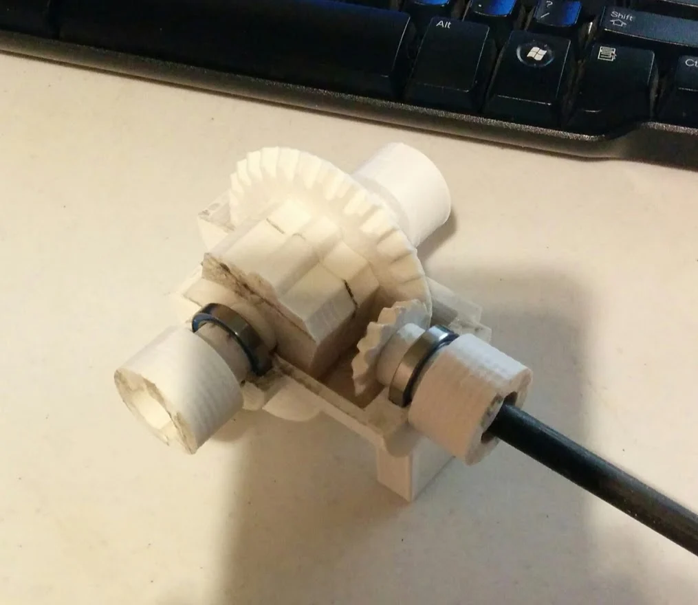 RC - Herringbone Pinion and Main Spur Gear + Dogbone U-Joint + Rear Differential