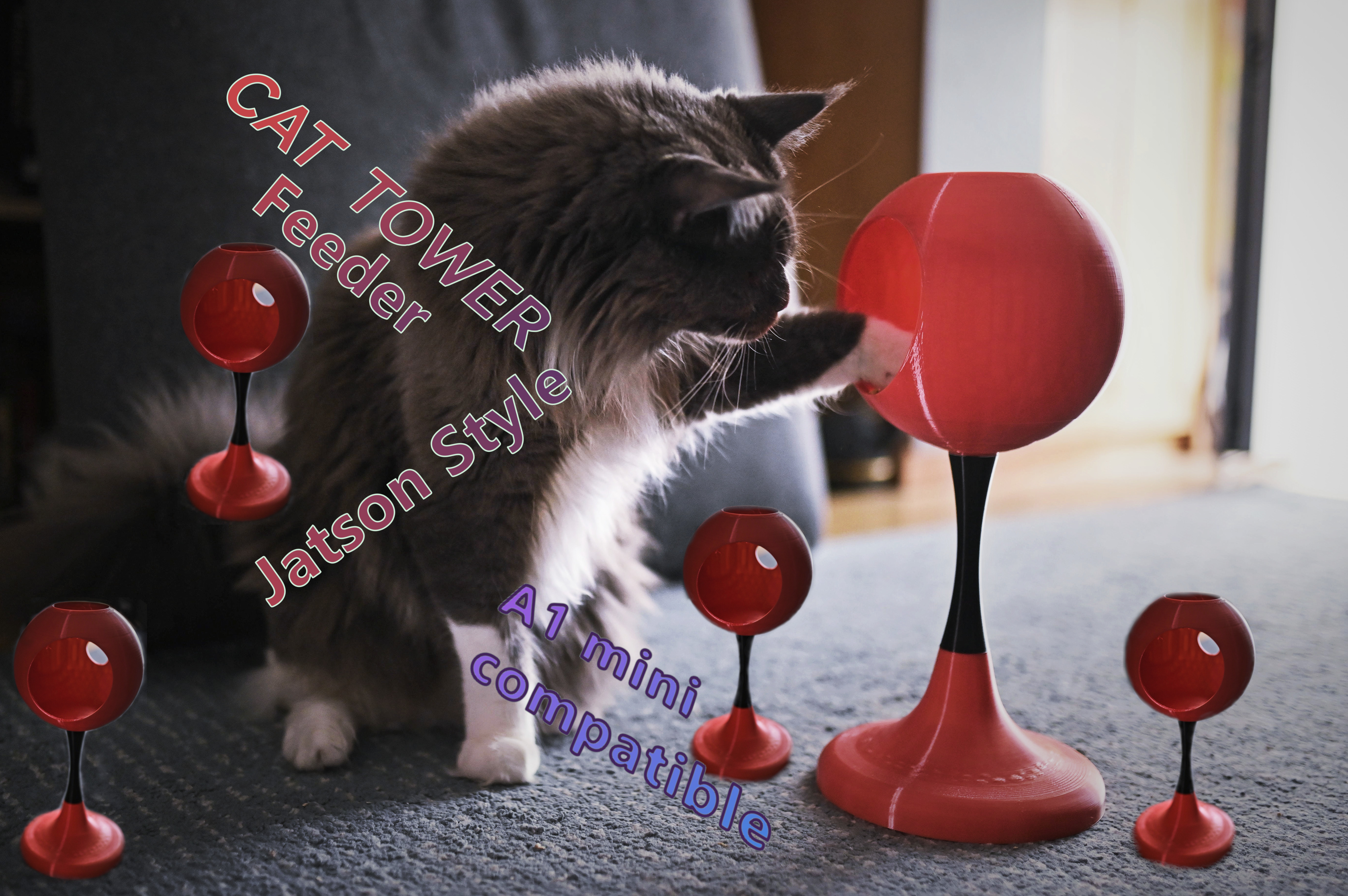 Cat Toy Snack Tower