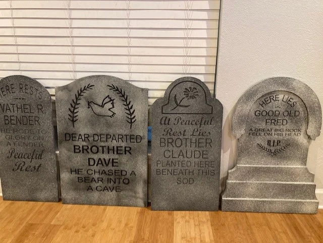 Haunted Mansion Headstones Tombstone CNC Madame Leota