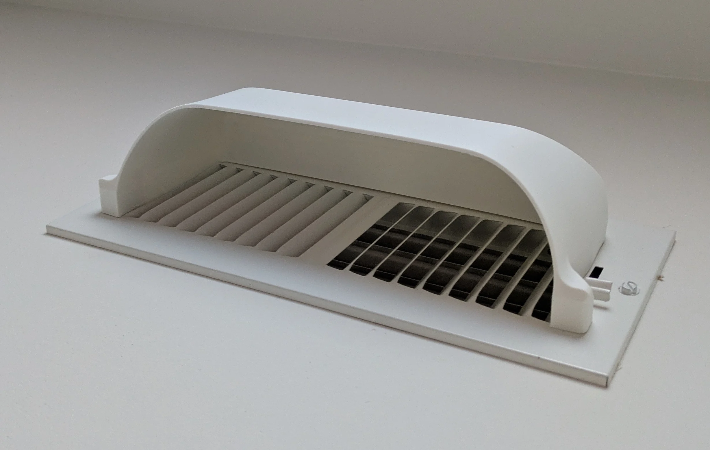 HVAC vent deflector