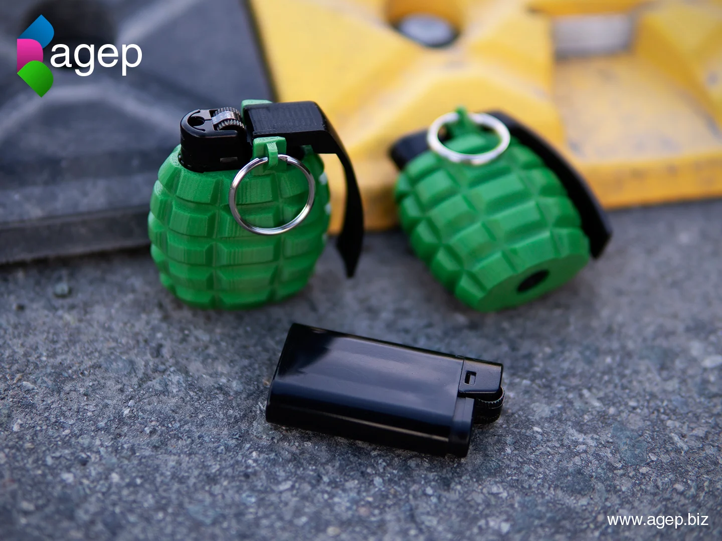 Lighter Case - Hand Grenade Shaped
