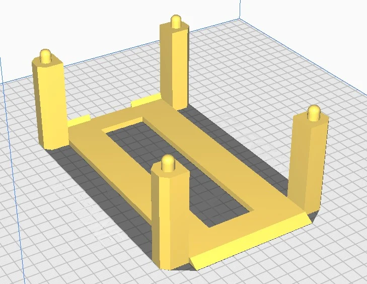 Stackable 4 Post Lift for Lego & Hotwheels