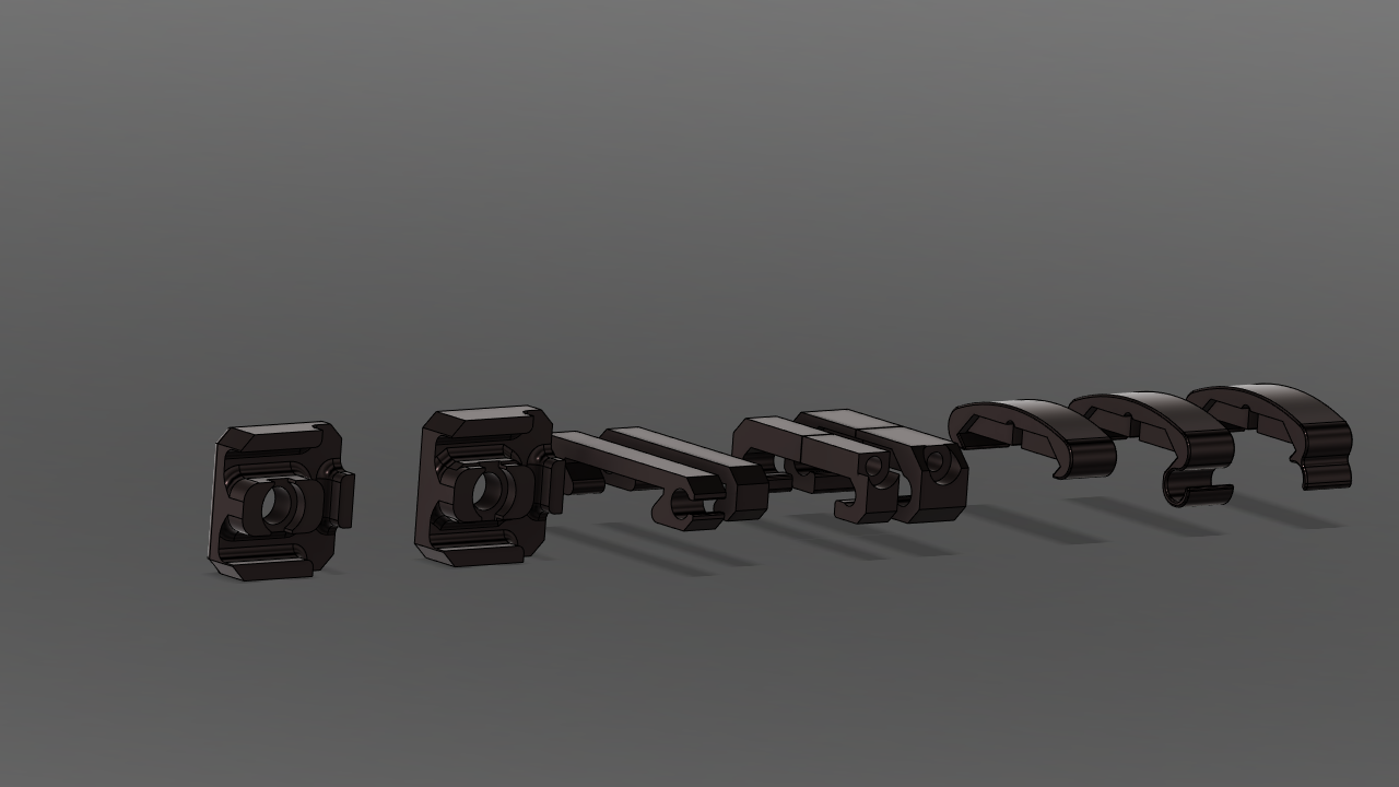Firearm Wire guides M-Lok/1913
