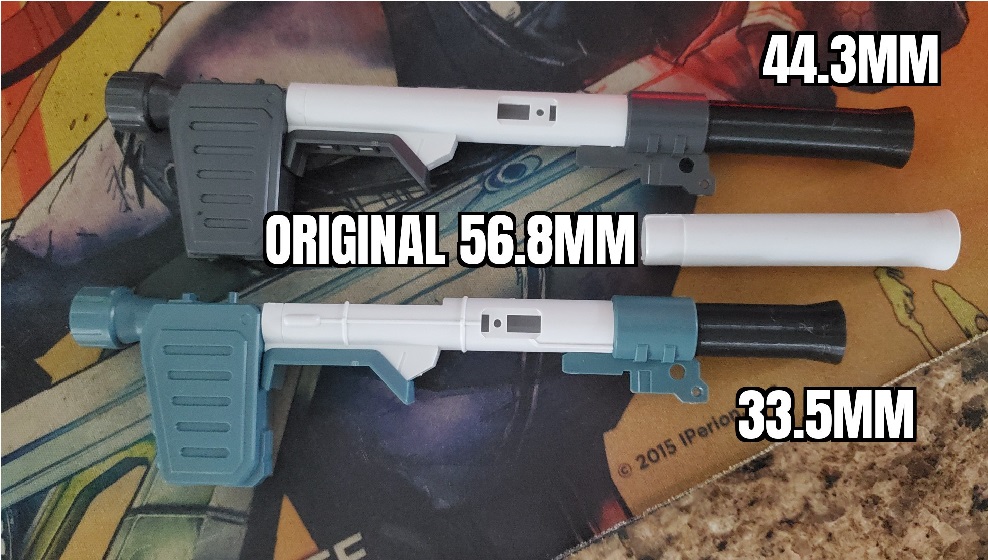MG UC Gundam Bazooka Short Barrel