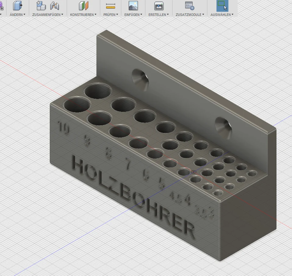Metric Drillholder / Bohrerhalter für Wandmontage