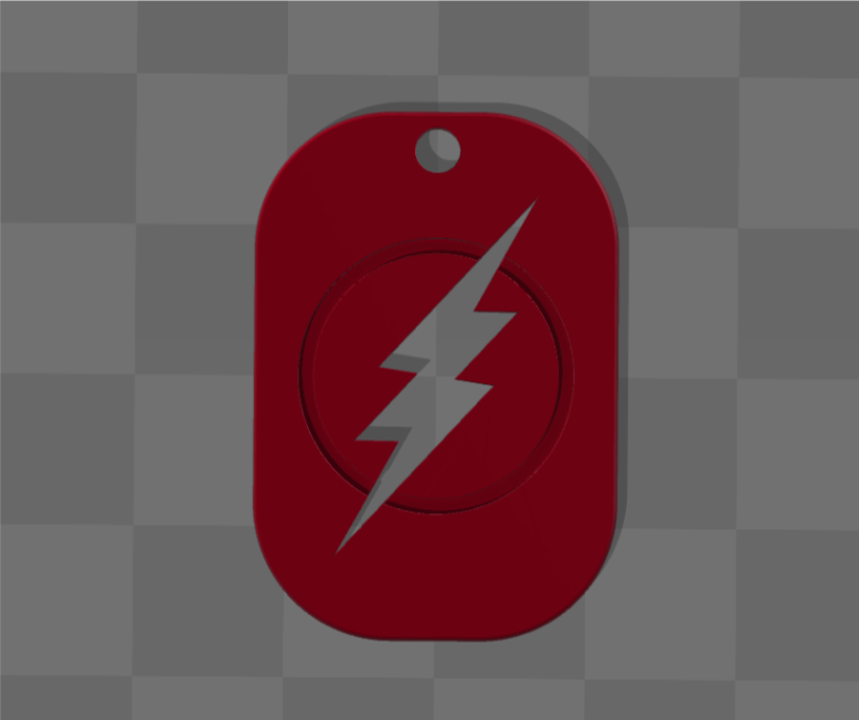 The Flash Keychain/Dogtag